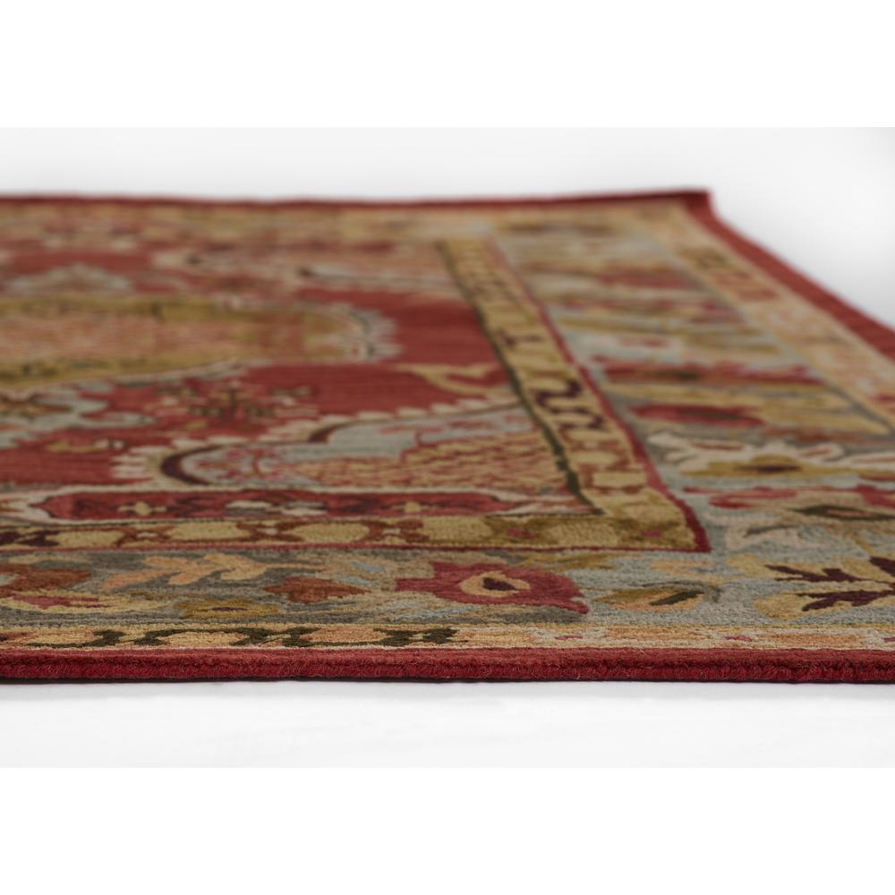 Traditional Rectangle Area Rug, Red, 2' X 3'. Picture 6