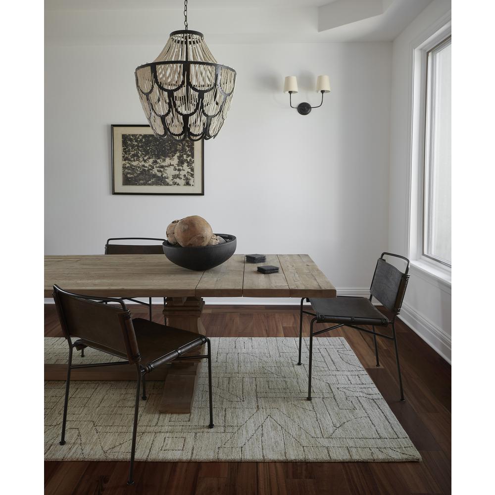 Contemporary Rectangle Area Rug, Natural, 2' X 3'. Picture 11