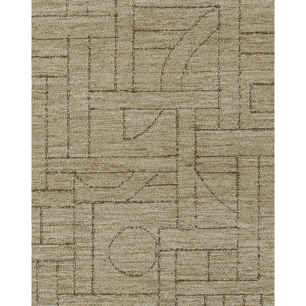 Contemporary Rectangle Area Rug, Natural, 2' X 3'. Picture 6