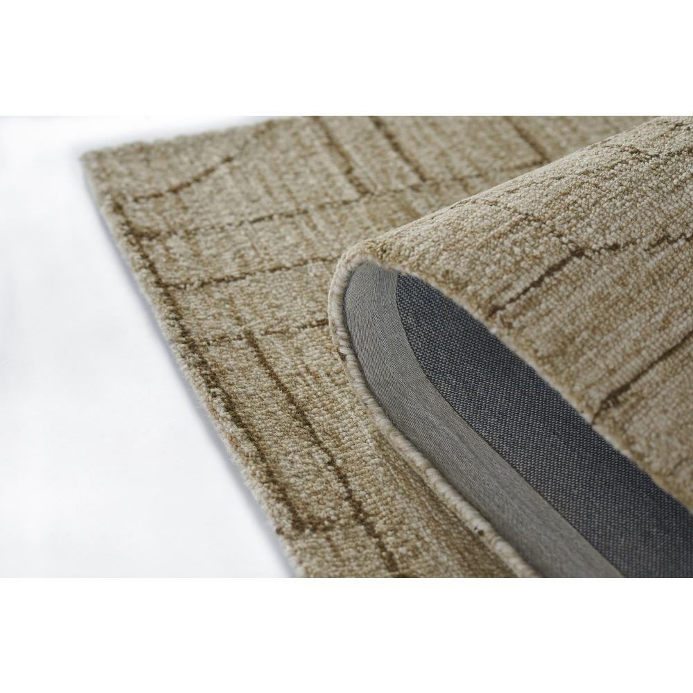 Contemporary Rectangle Area Rug, Natural, 2' X 3'. Picture 8