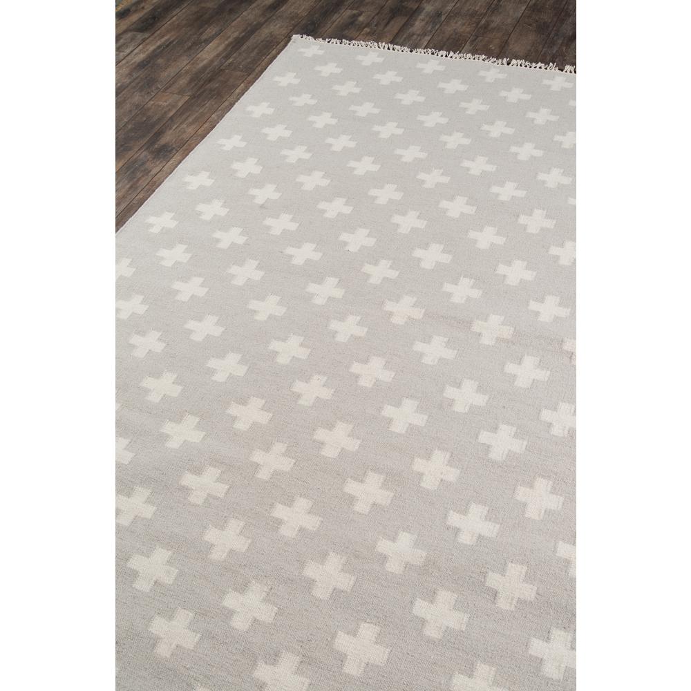 Contemporary Rectangle Area Rug, Grey, 2' X 3'. Picture 2