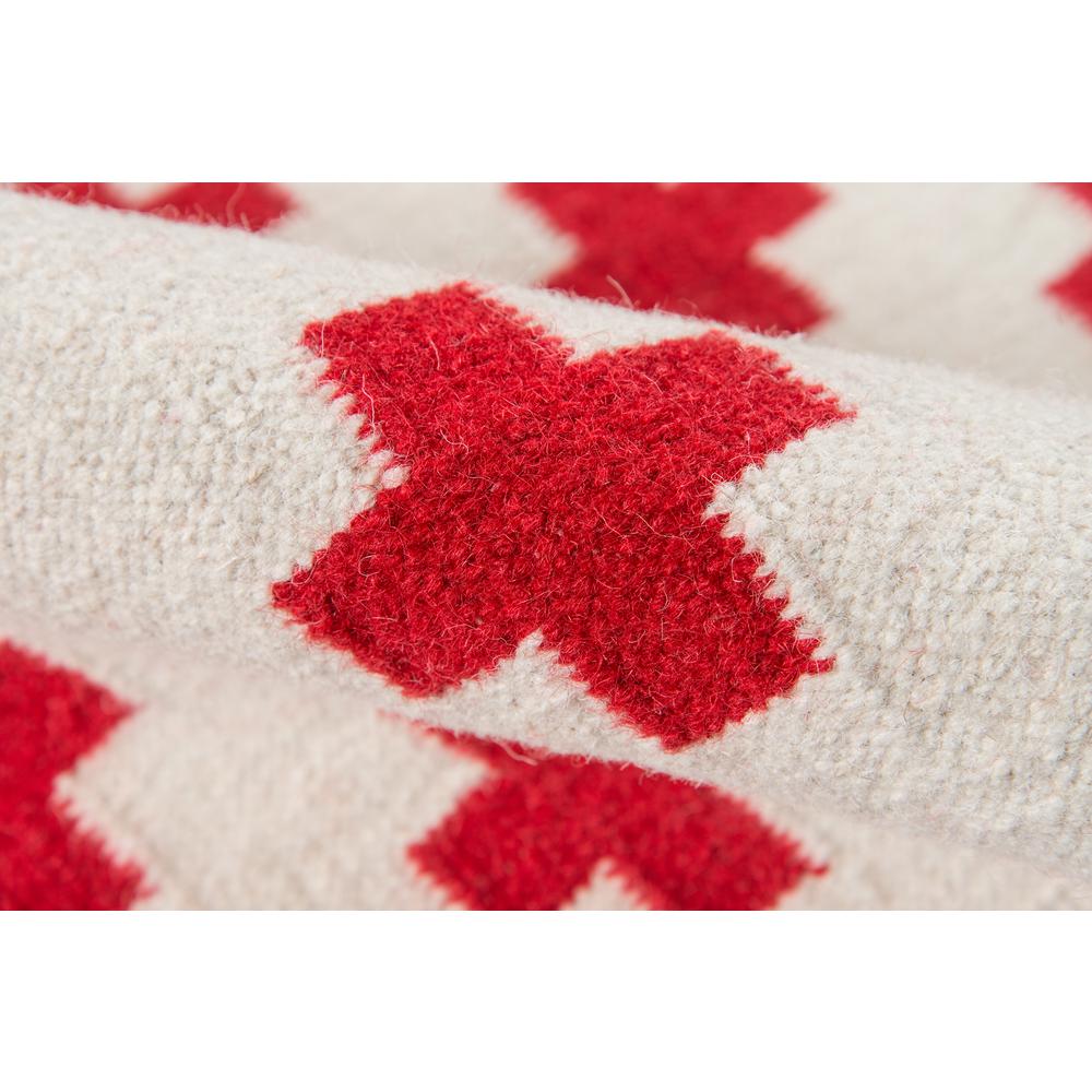 Contemporary Rectangle Area Rug, Ivory, 2' X 3'. Picture 4