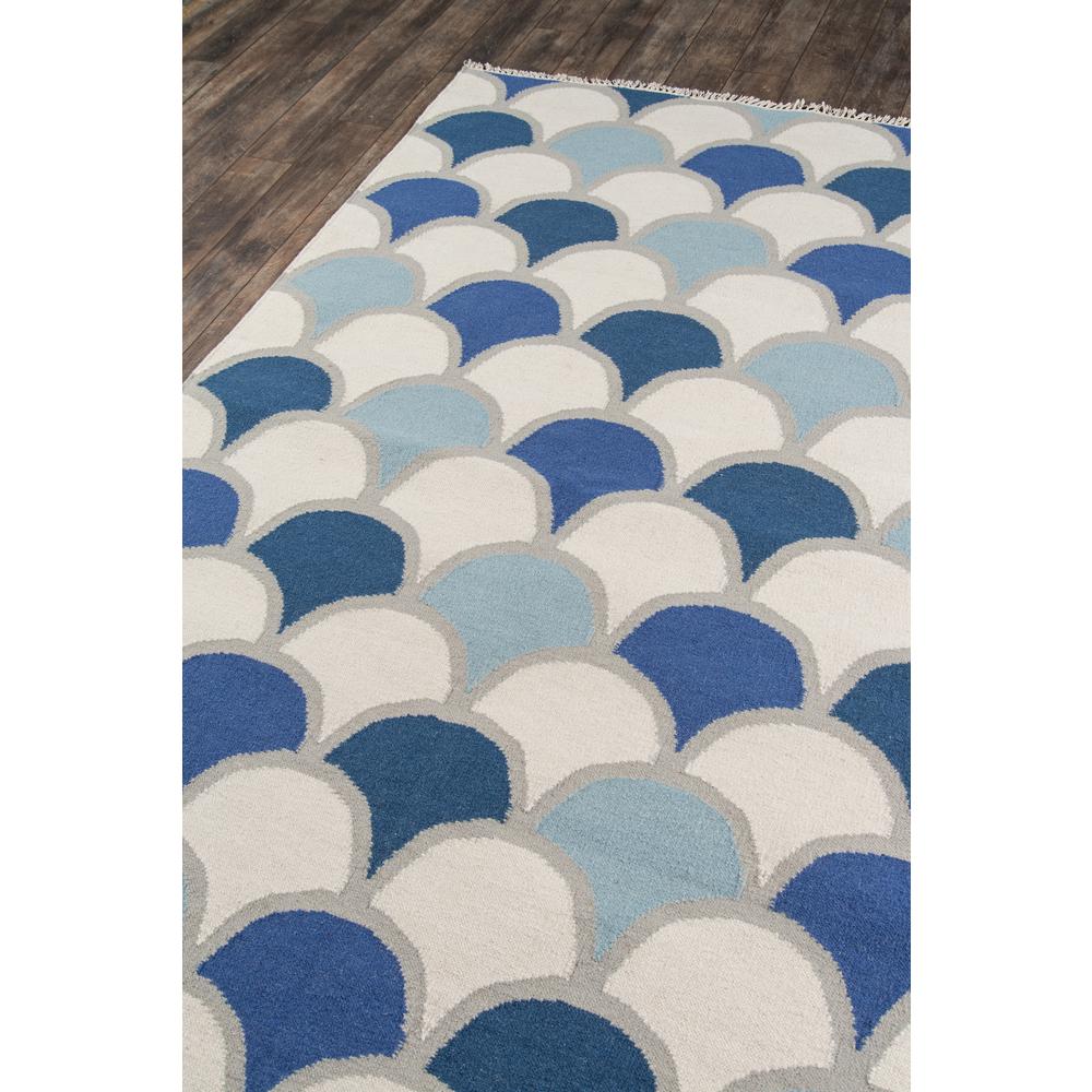 Contemporary Rectangle Area Rug, Blue, 2' X 3'. Picture 2