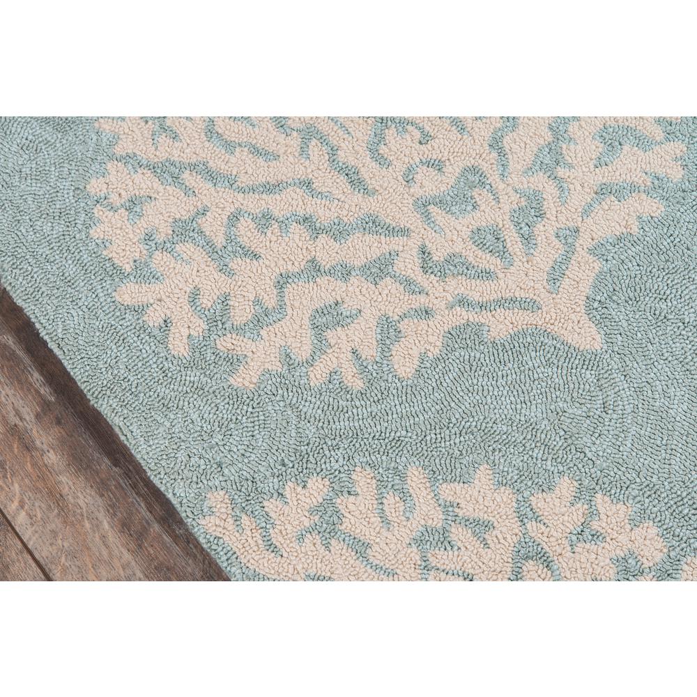 Contemporary Rectangle Area Rug, Blue, 2' X 3'. Picture 3