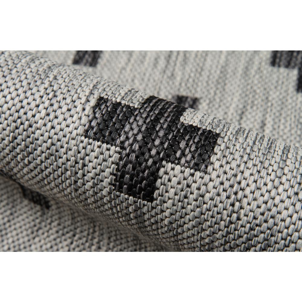 Contemporary Runner Area Rug, Grey, 2' X 6' Runner. Picture 4