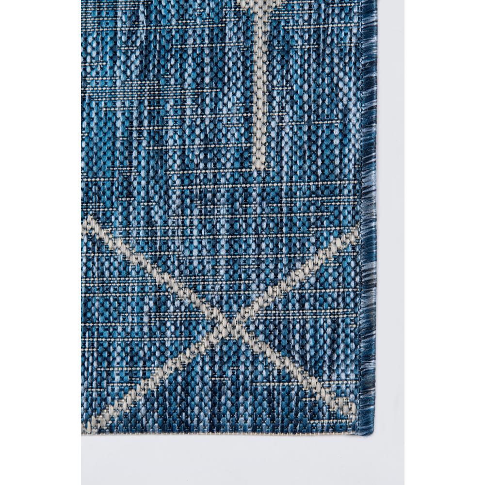 Contemporary Rectangle Area Rug, Blue, 2' X 3'. Picture 3