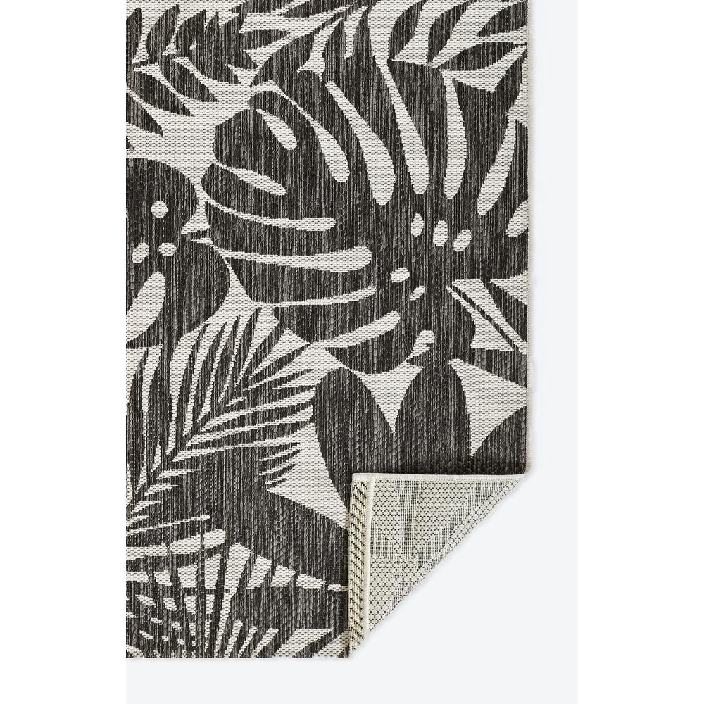 Transitional Rectangle Area Rug, Charcoal, 2' X 3'. Picture 3