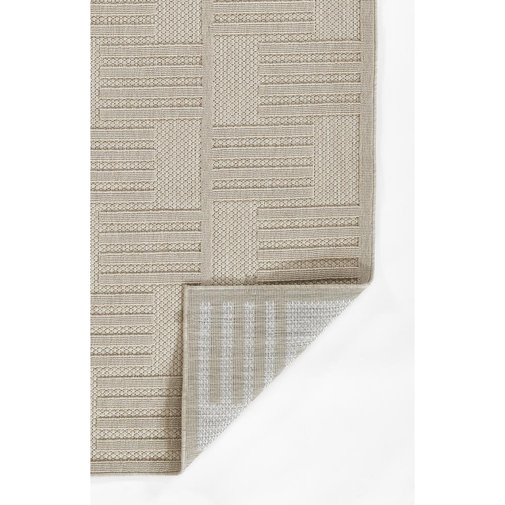 Contemporary Rectangle Area Rug, Beige, 5'3" X 7'6". Picture 3