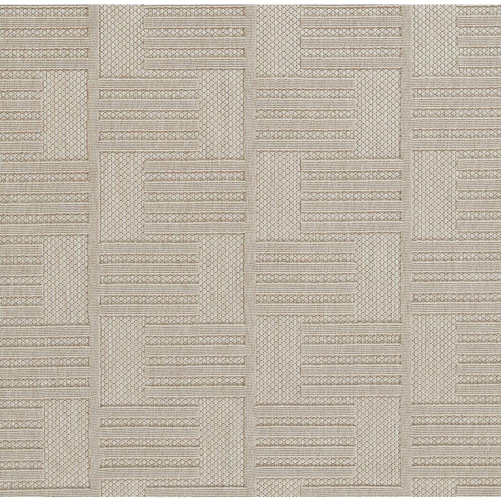 Contemporary Rectangle Area Rug, Beige, 5'3" X 7'6". Picture 7