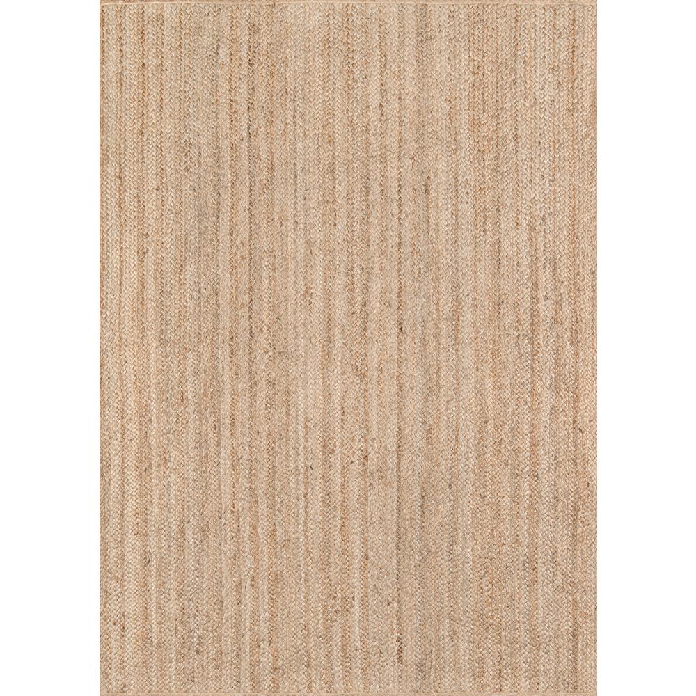 Modern Rectangle Area Rug, Brown, 2' X 3'. Picture 1