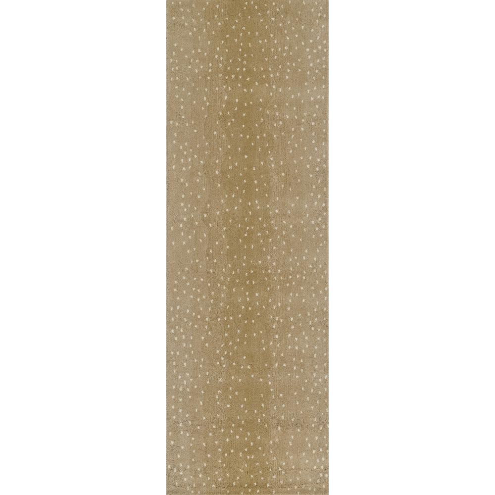 Contemporary Rectangle Area Rug, Beige, 2' X 3'. Picture 5