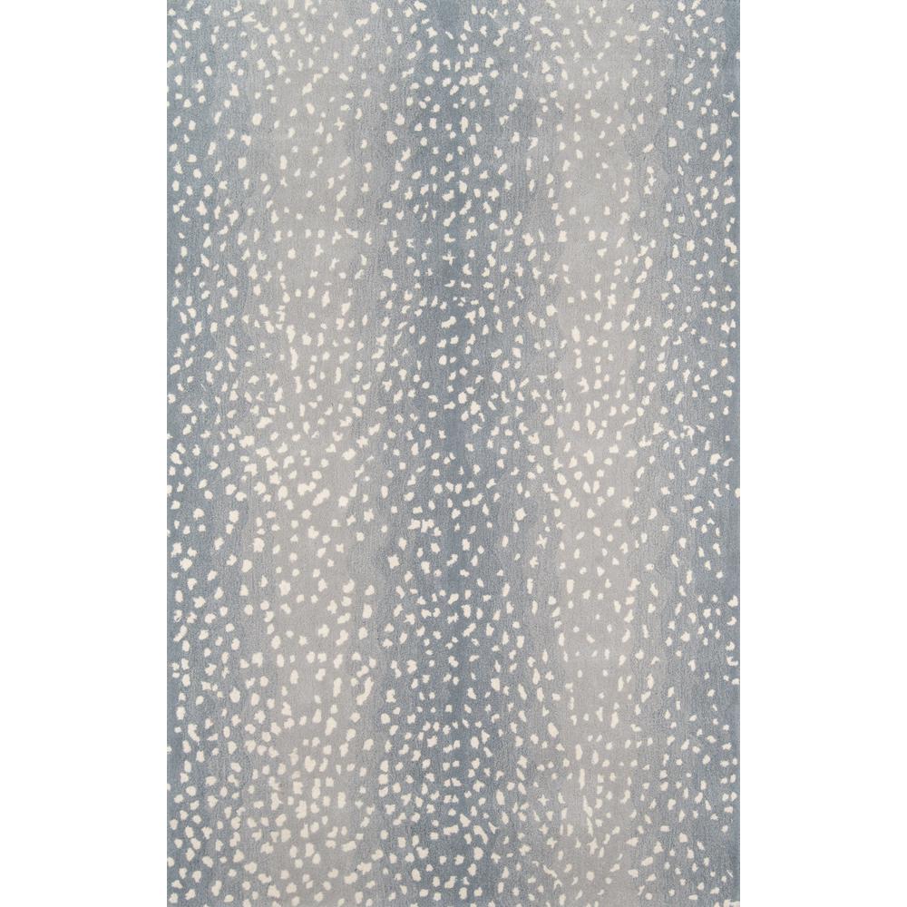 Contemporary Rectangle Area Rug, Blue, 2' X 3'. Picture 1