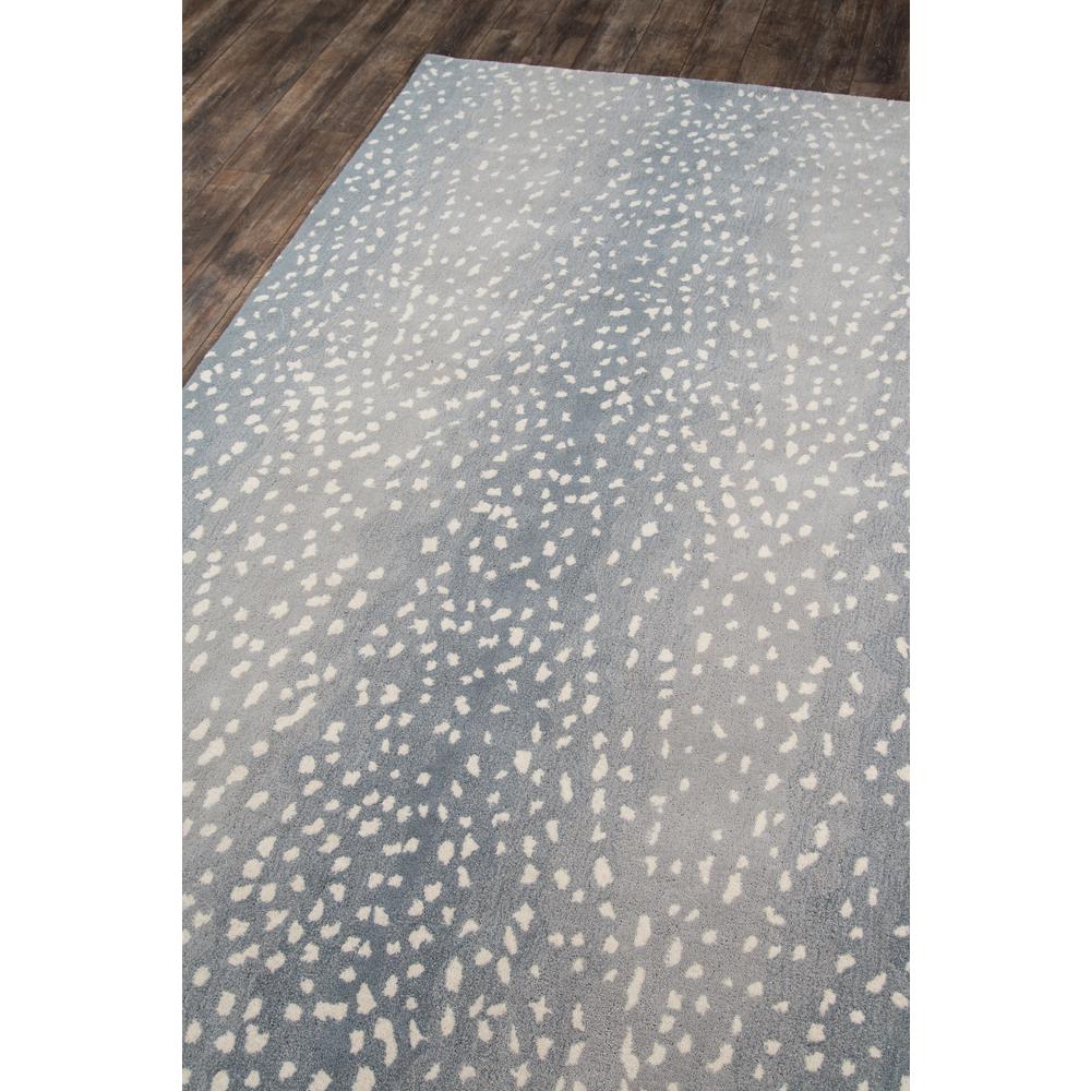 Contemporary Rectangle Area Rug, Blue, 2' X 3'. Picture 2