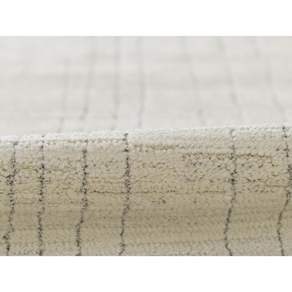 Contemporary Rectangle Area Rug, Ivory, 5'3" X 7'3". Picture 4
