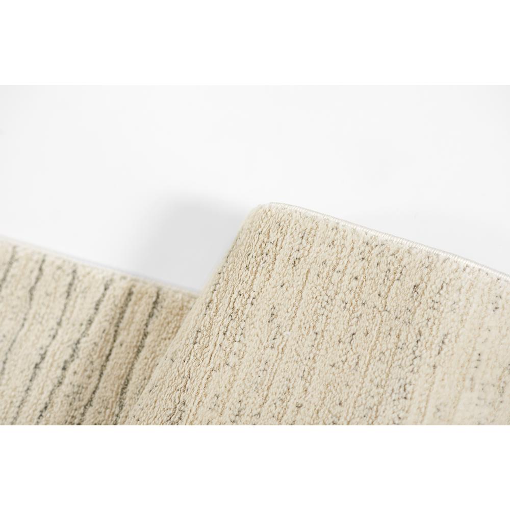 Contemporary Rectangle Area Rug, Ivory, 5'3" X 7'3". Picture 8