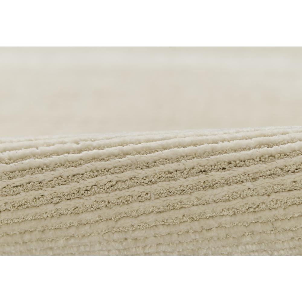 Contemporary Rectangle Area Rug, Ivory, 5'3" X 7'3". Picture 4