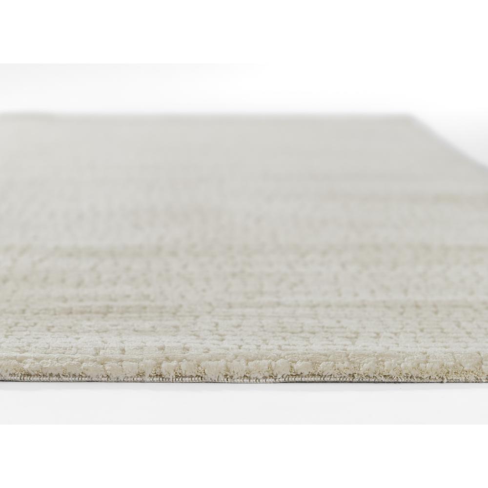 Contemporary Rectangle Area Rug, Ivory, 5'3" X 7'3". Picture 5