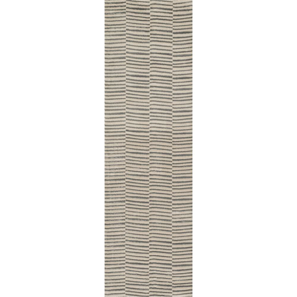 Contemporary Rectangle Area Rug, Grey, 2' X 3'. Picture 5