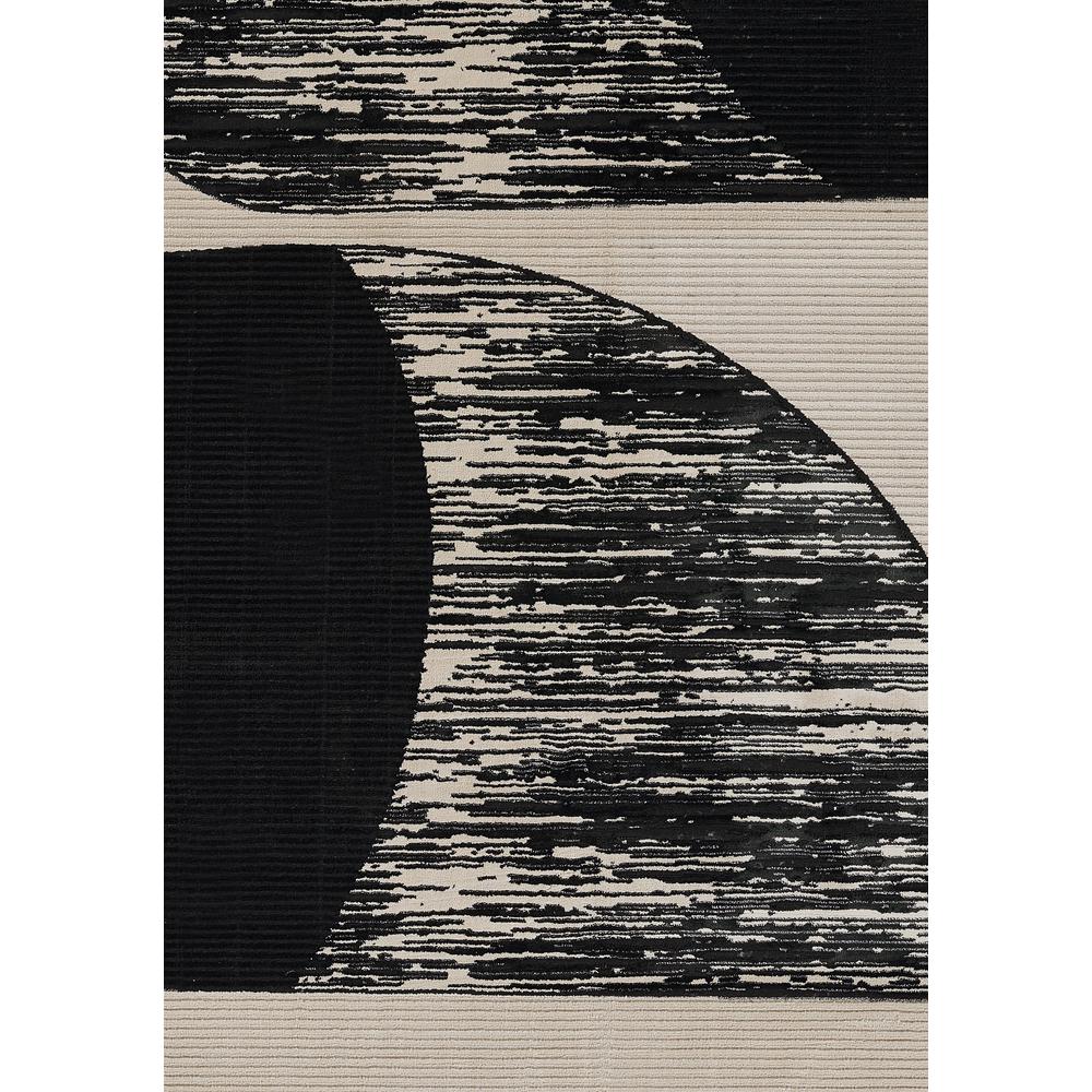 Contemporary Rectangle Area Rug, Ivory, 2' X 3'. Picture 7