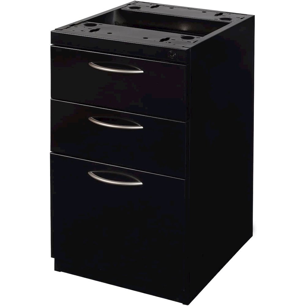 Fusion Box Box File Pedestal- Black. Picture 1