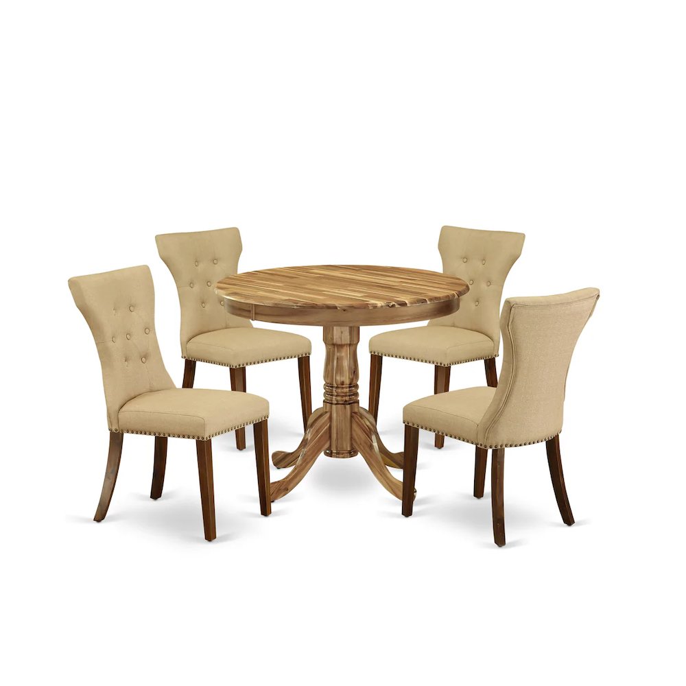Dining Room Set Natural, ANGA5-ANA-03. Picture 1