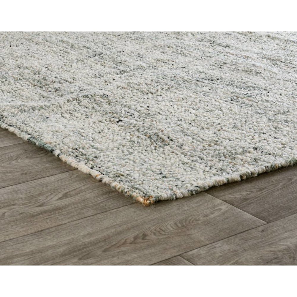 Oscoda 5x8 Handwoven Sage Green Area Rug by Kosas Home. Picture 2