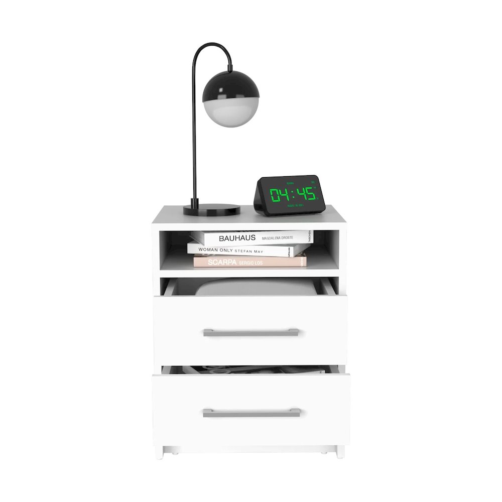 Greter Nightstand White MDF. Picture 2