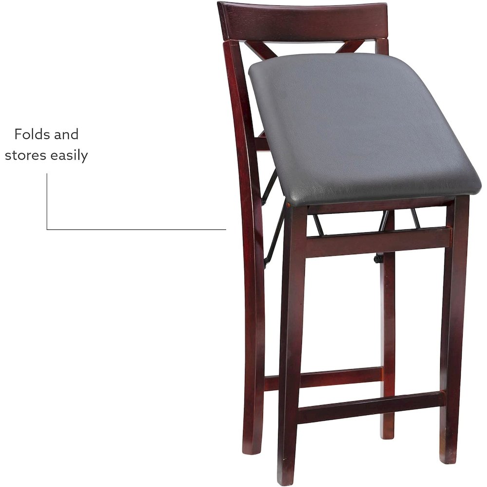 Triena 24 In X Back Folding Counter Stool. Picture 10
