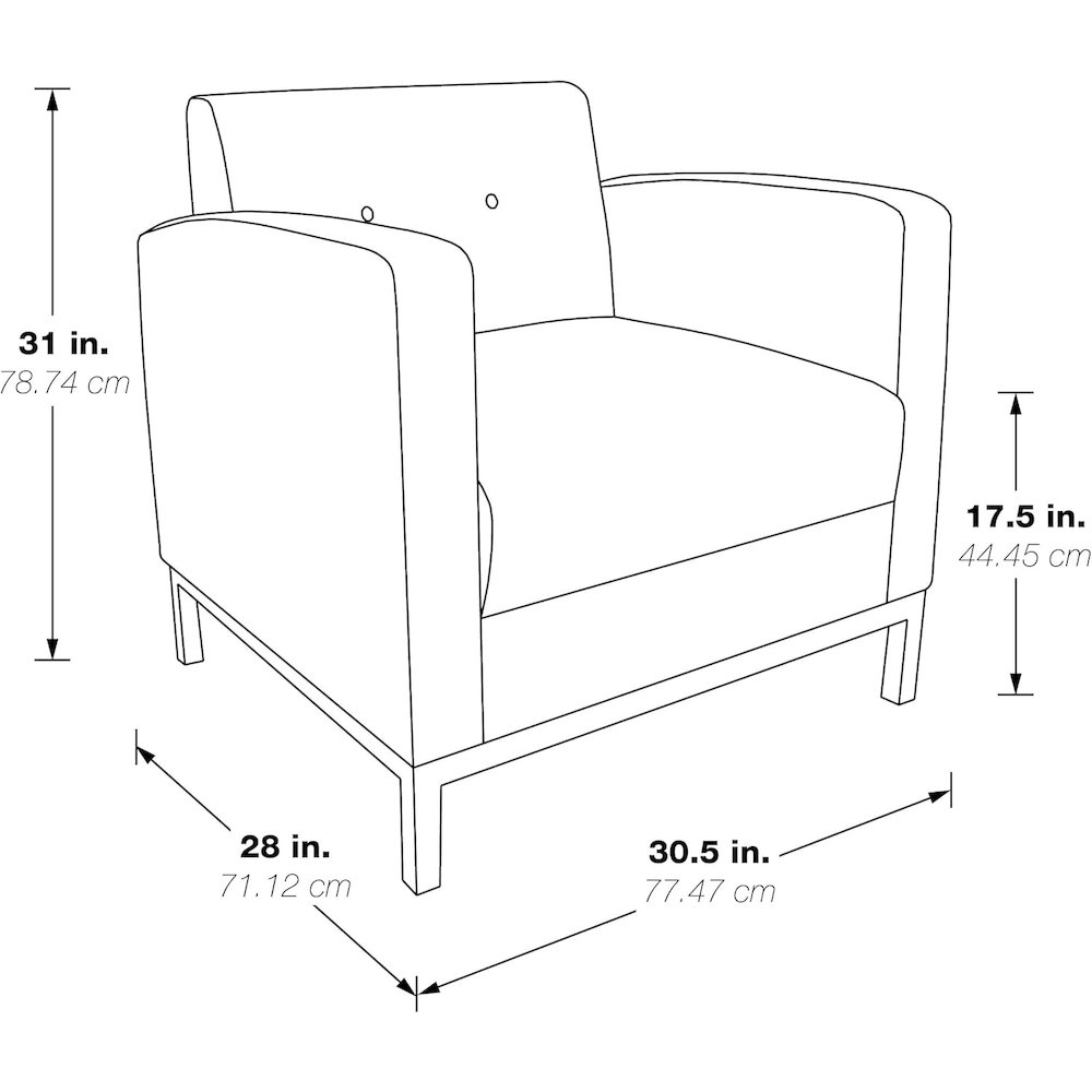 Wall Street Arm Chair. Picture 3