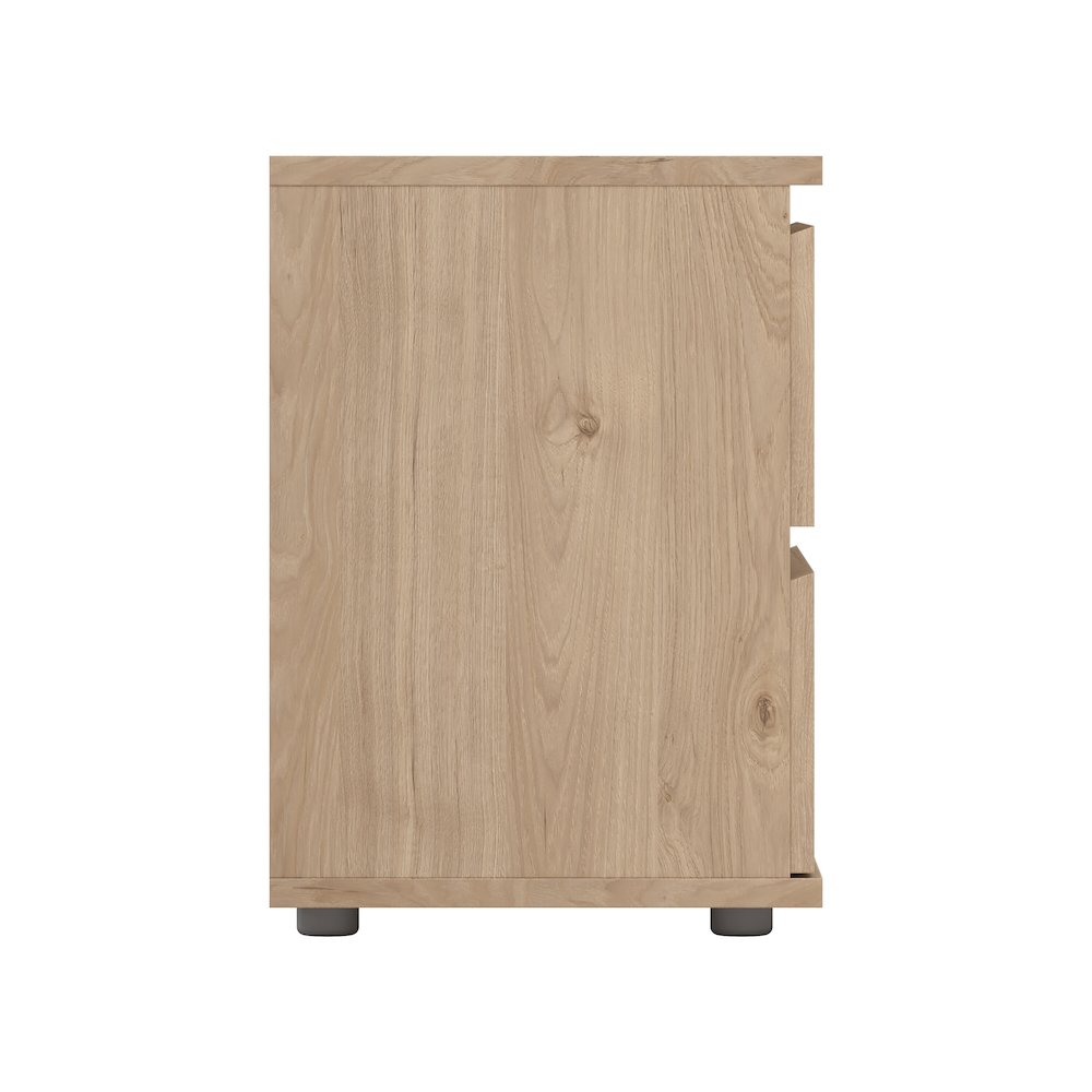Aurora 2 Drawer Nightstand, Jackson Hickory. Picture 4