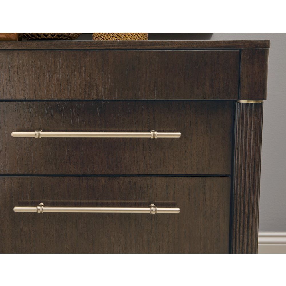 Asher Park 8 Drawer Dresser, Piano Brown Finish. Picture 8