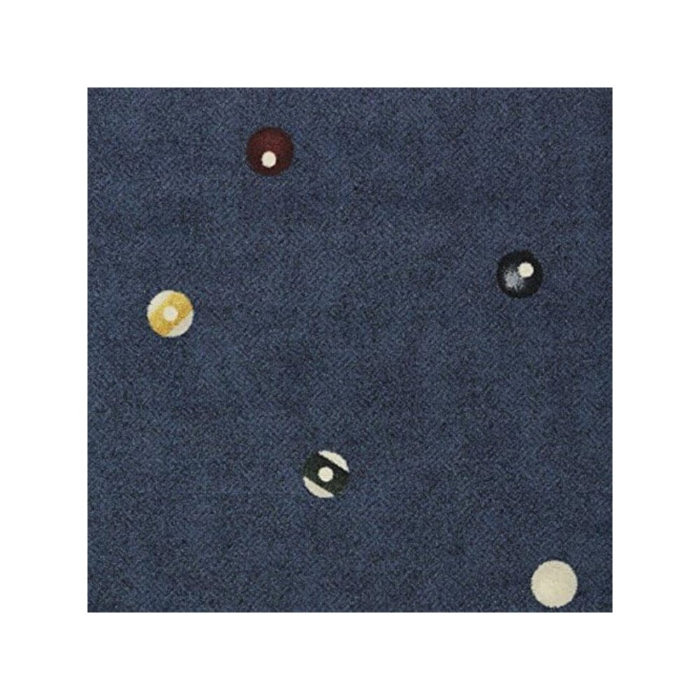 Games People Play Open Table 5'4" x 7'8" Area Rug in Color Navy. Picture 1