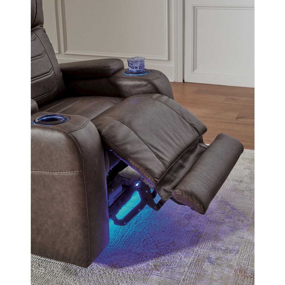 Regenerator Dual Power Lift Assist Zero Gravity Recliners in Umber color. Picture 2