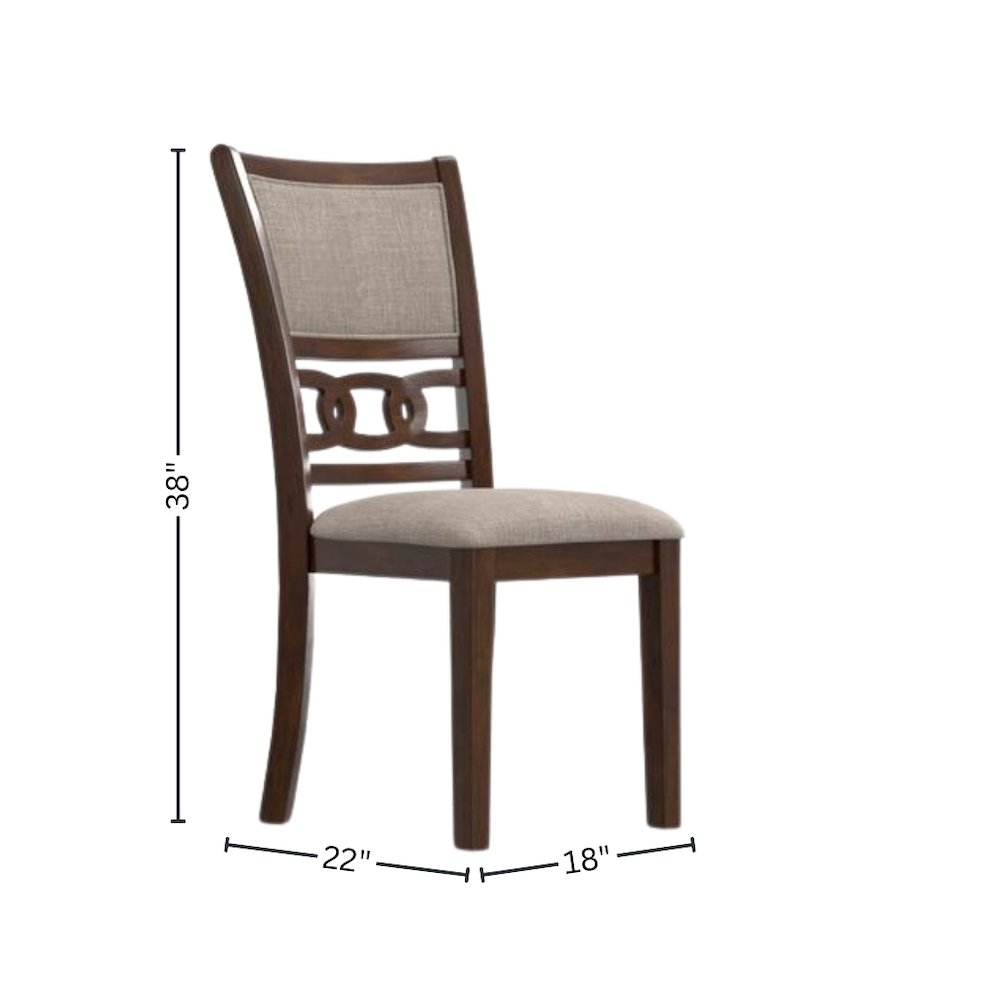 Wood Square Dining Table Set for 4 – Small Kitchen Table Set in Brown. Picture 14