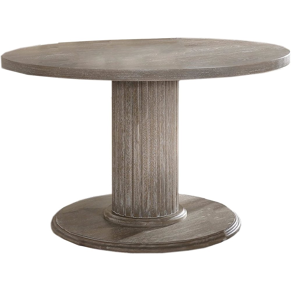Best Master Furniture Jessica 47" Transitional Wood Dinette Table in Gray. Picture 1