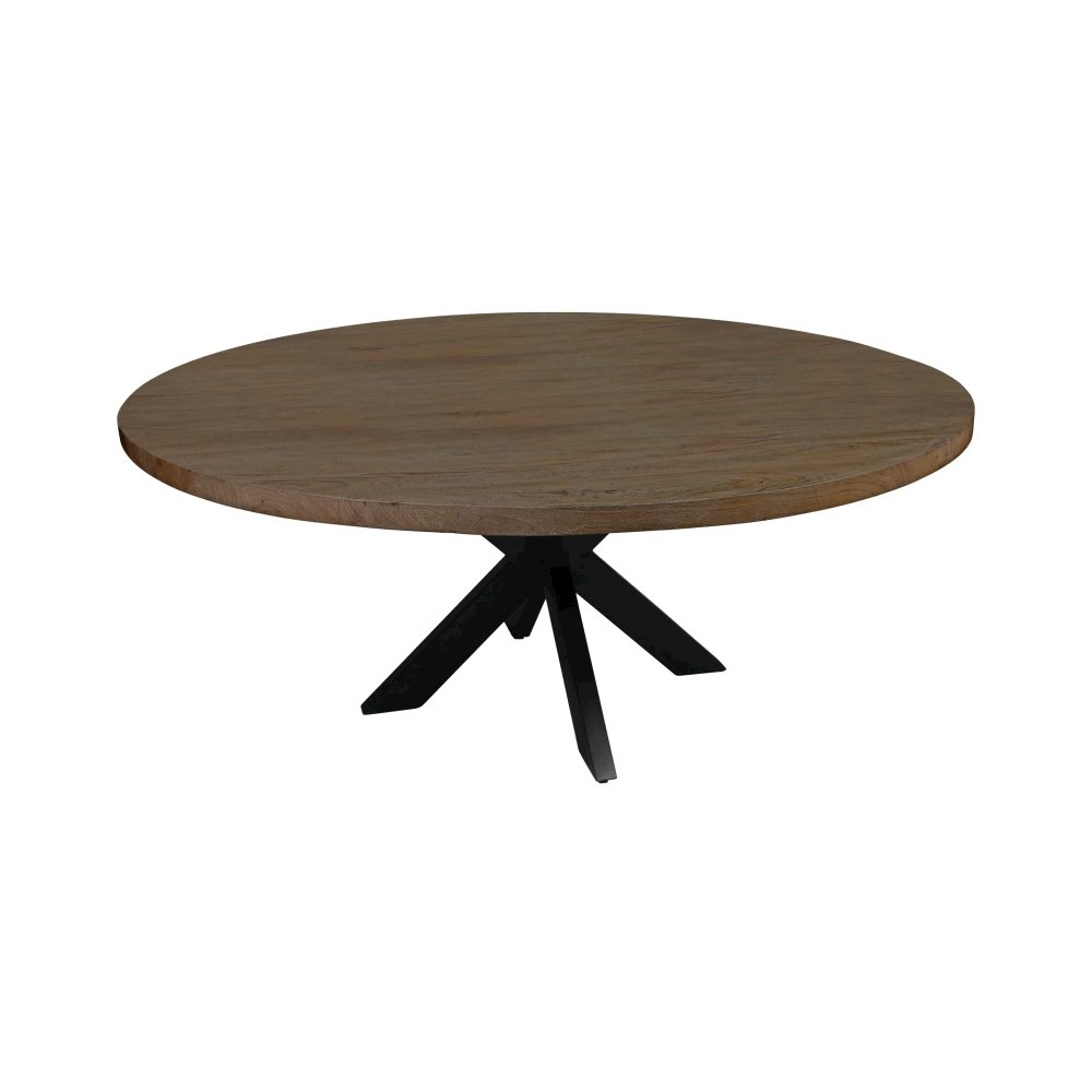 Felix 72" Dining Table with Iron Legs. Picture 1