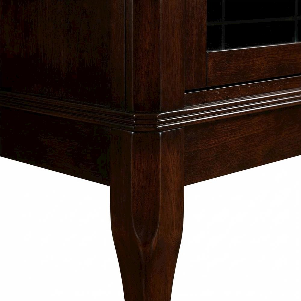 Merlot Cherry Finish Sideboard with Spacious Storage and Elegant Design. Picture 5