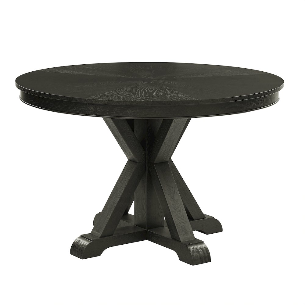 Rylie Dining Table, Black Finish. Picture 1