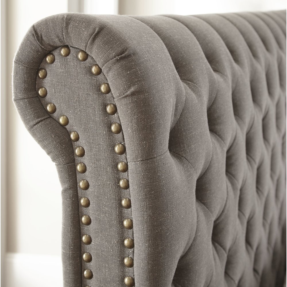 Swanson Queen Bed Gray. Picture 7