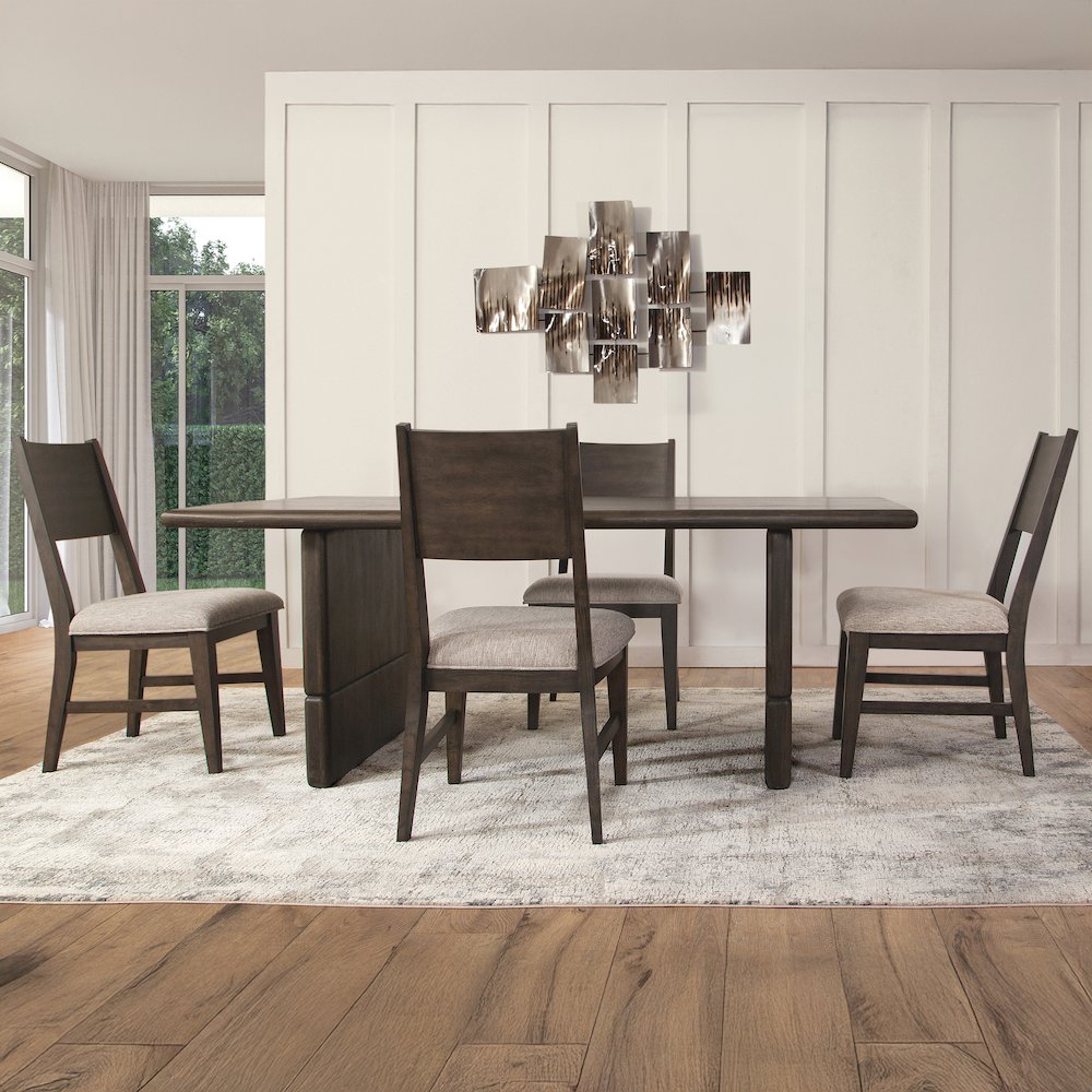 Norvell Gray Side Chair. Picture 5