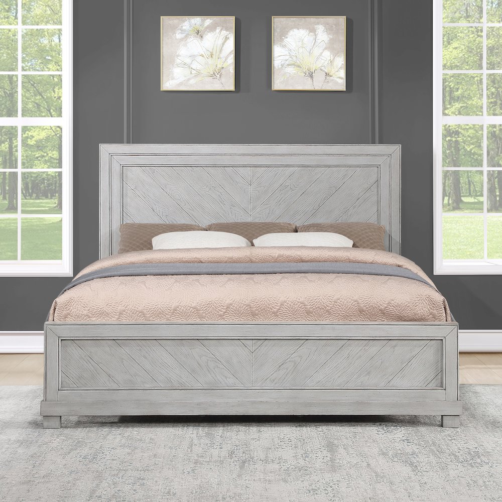 Montana King Bed, Gray. Picture 5
