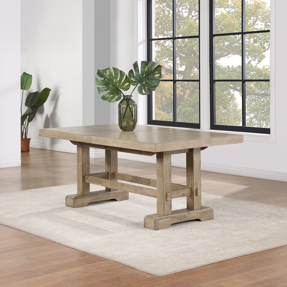 Napa 7-Piece Dining Set, Sand. Picture 6