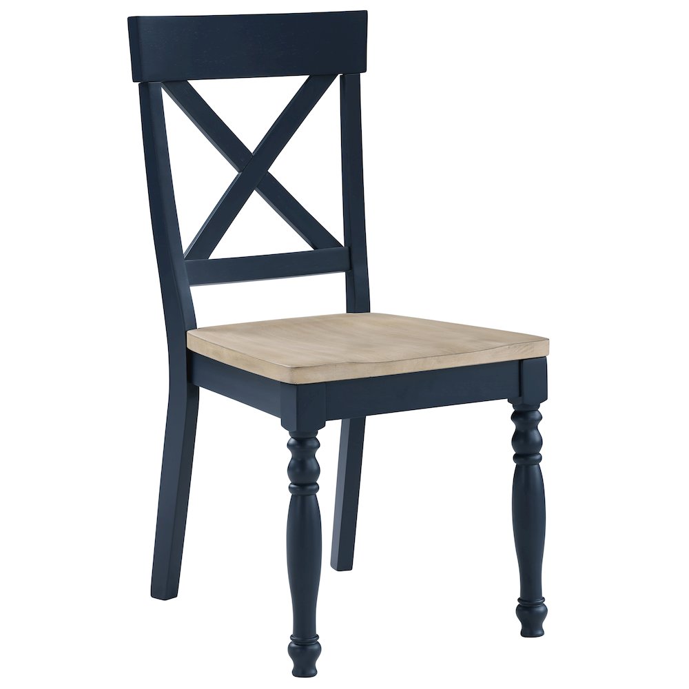 Darcy Blue Side Chair. Picture 1