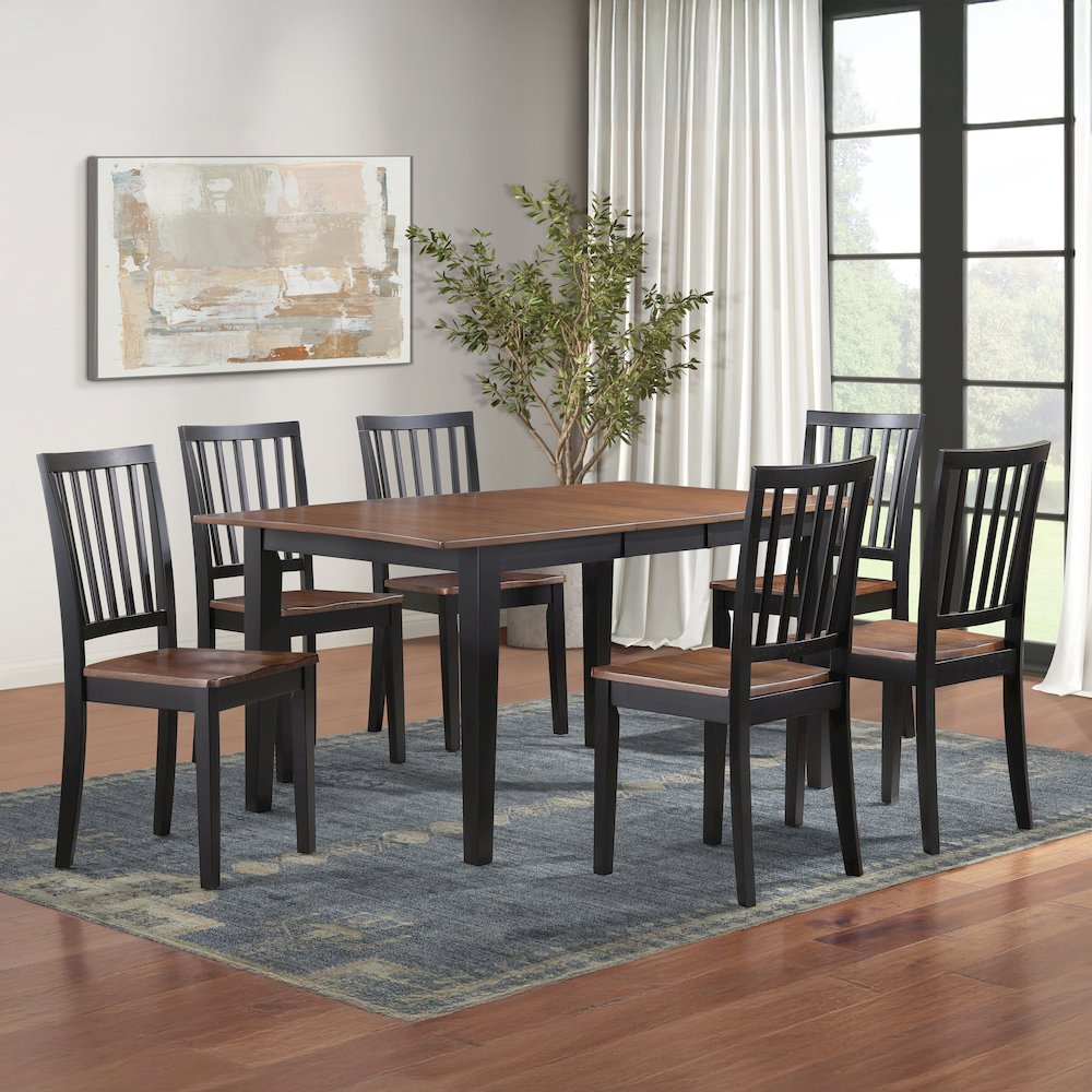 Joplin 7PC Dining Set w 6 Chairs. Picture 5