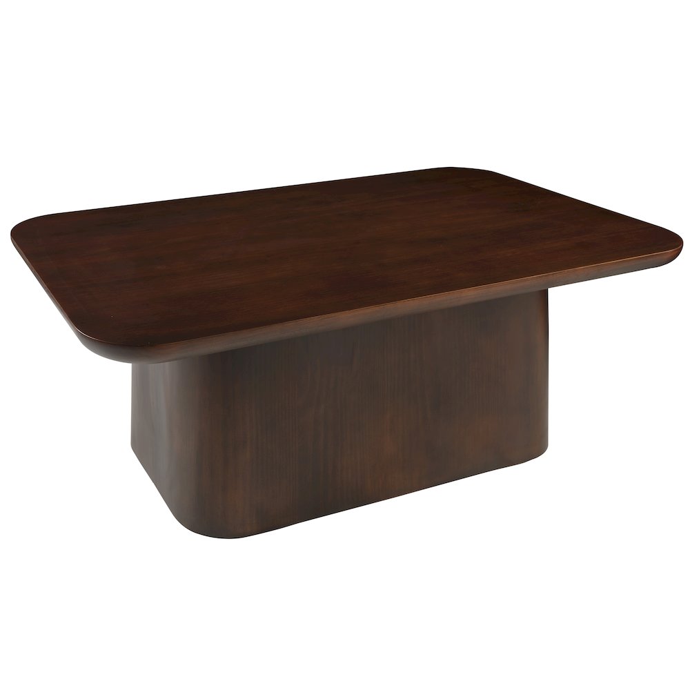 Hunter 48" Solid Wood Rectangular Coffee Table. Picture 1