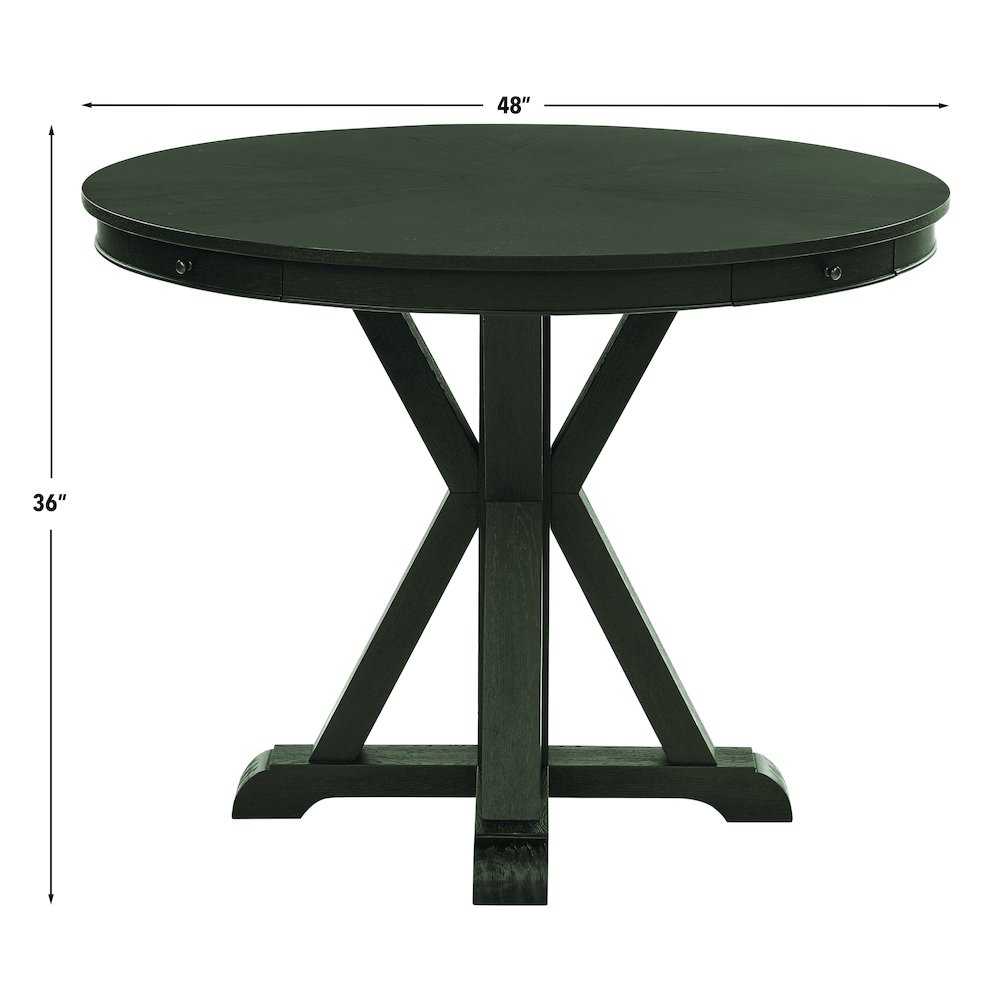 Rylie Counter Table, Black Finish. Picture 9