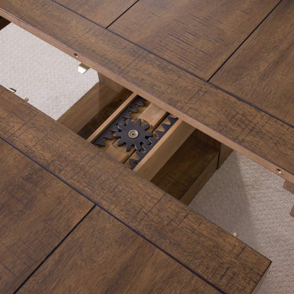 Garland Brown Dining Table and 6 Chairs. Picture 9