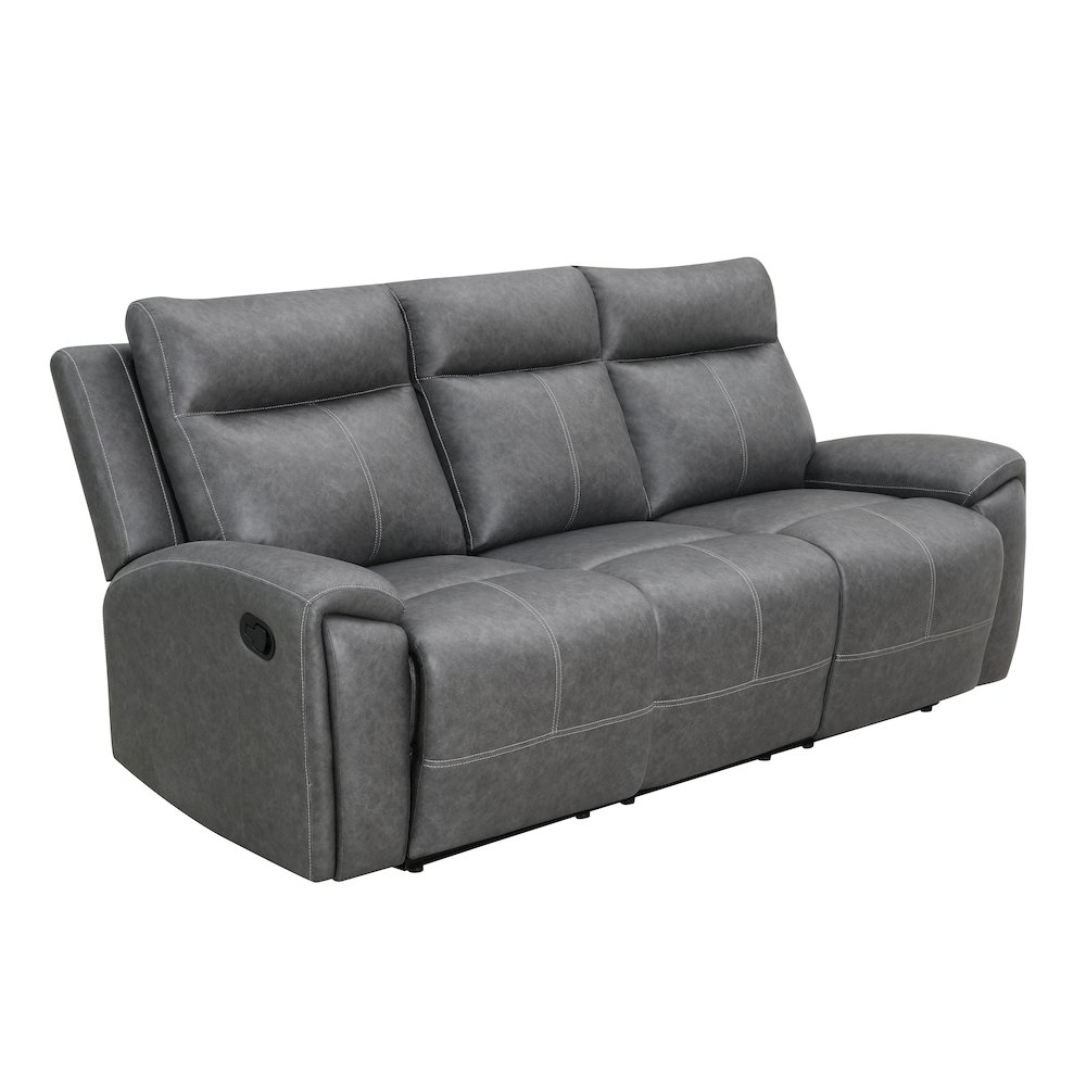 Gaston Manual Reclining Sofa. Picture 1