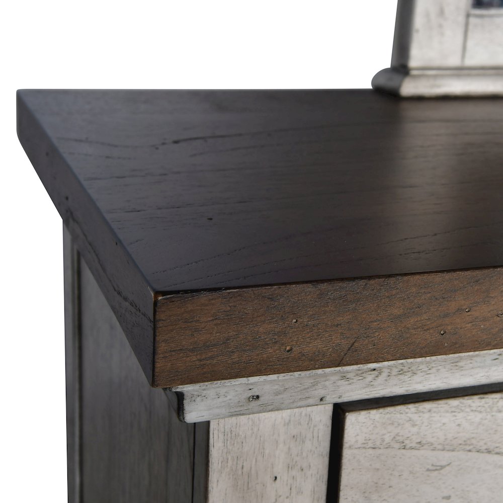 Bear Creek Dresser & Mirror. Picture 8