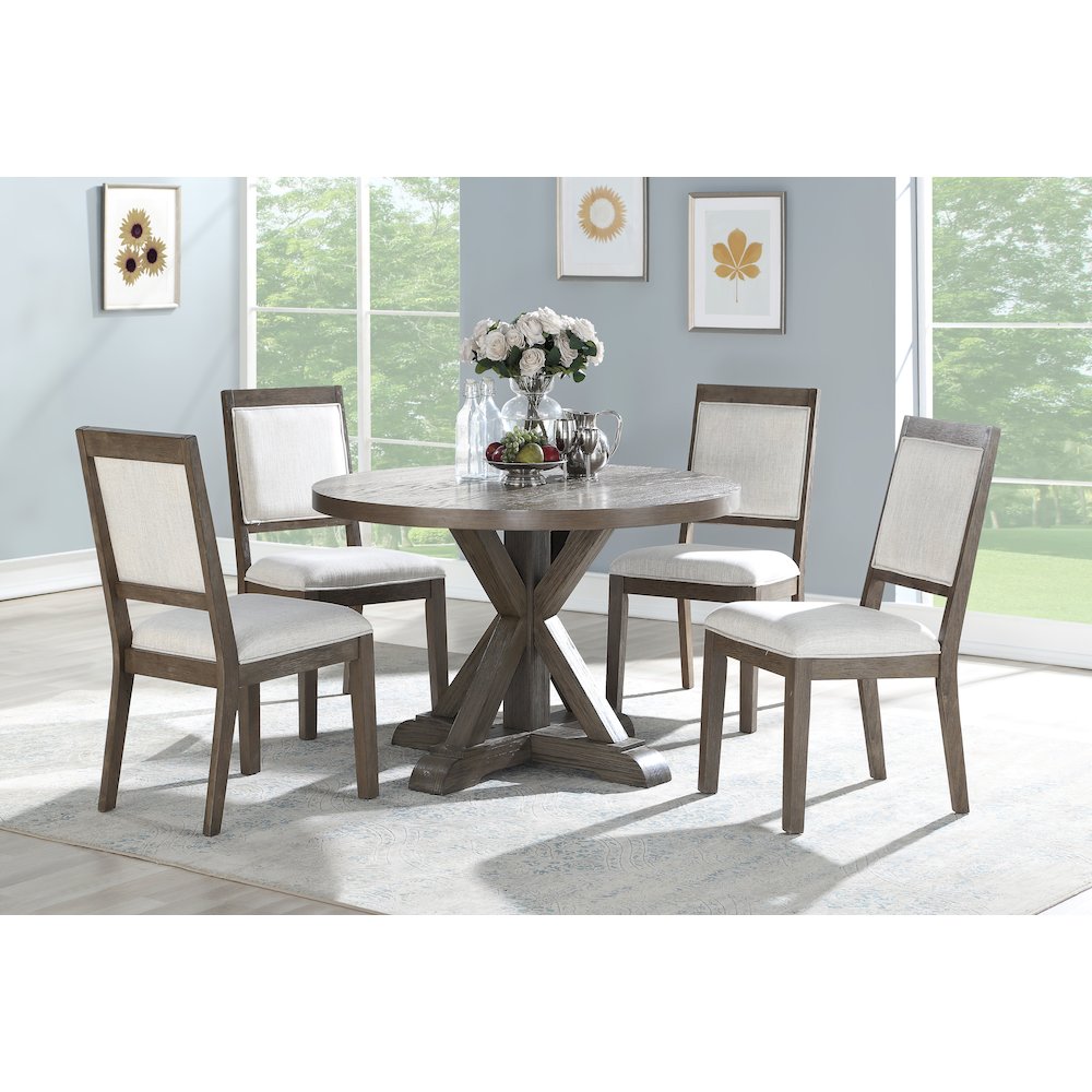 Molly 5pc Dining Set - 48". Picture 5